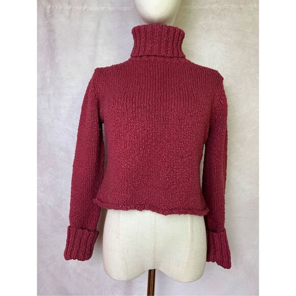 Red Sundance Turtleneck Sweater - Picture 1 of 5